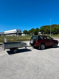 Rimorchio auto carrelll porta cose