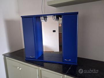 Mobiletto specchiera bagno