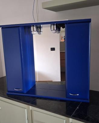 Mobiletto specchiera bagno