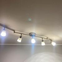 Lampadario con 5  faretti led orientabili