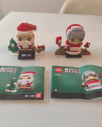lego 40274 signore e signora Babbo Natale