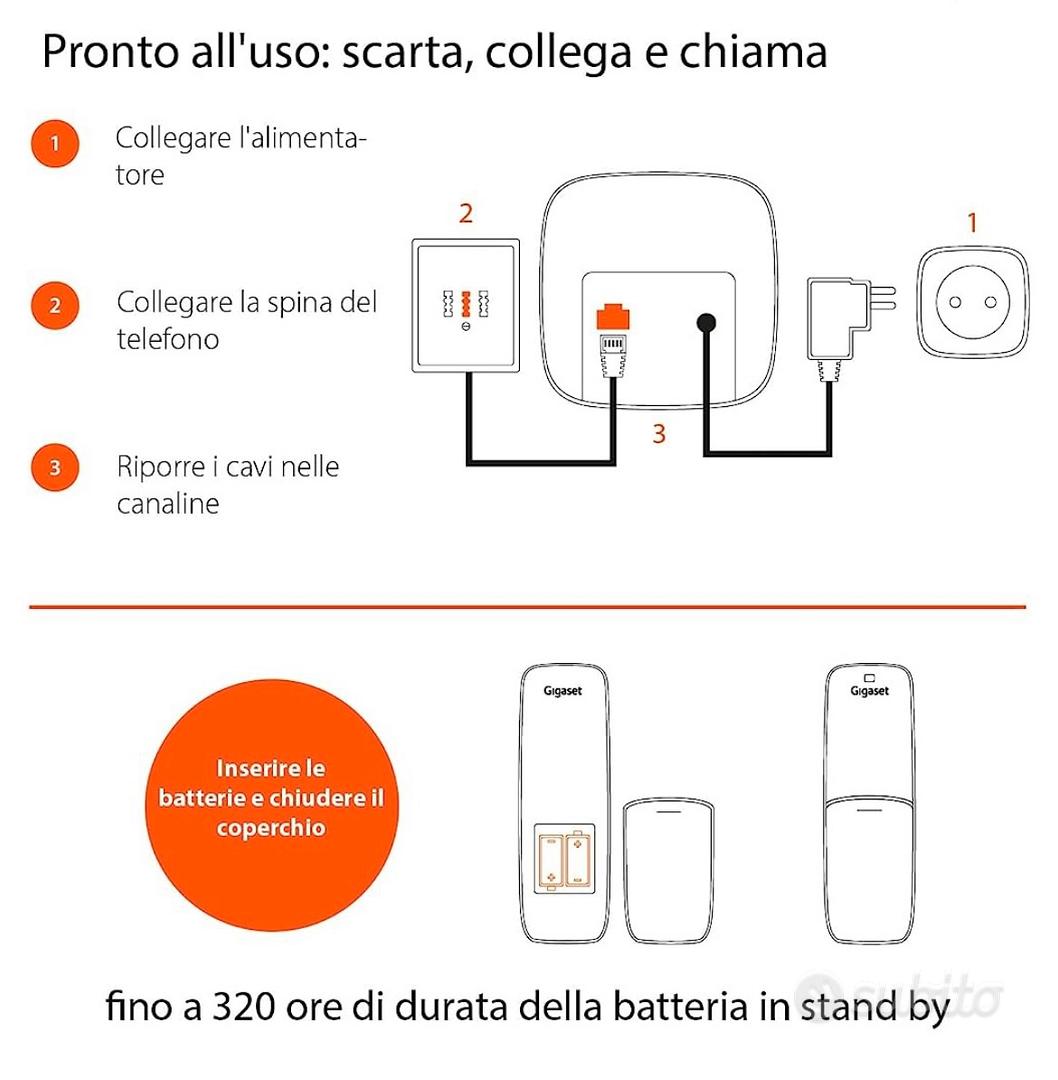 Telefono cordless GIGASET COMFORT 520 - Telefonia In vendita a Rovigo