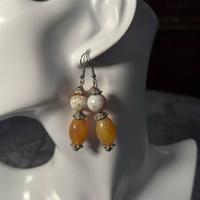 Orecchini in pietra naturale in style bohemien