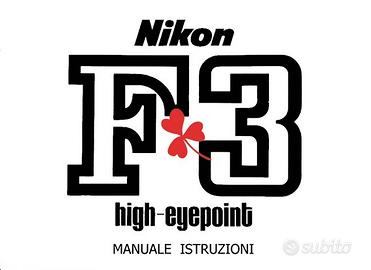 Manuale Istruzioni Nikon F3 HP