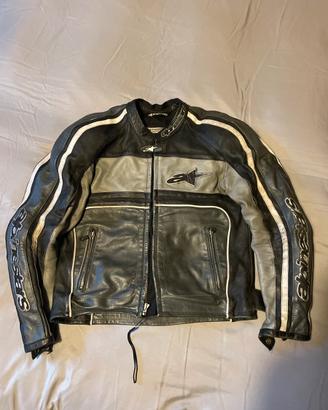 Giubbino in pelle alpinestars tg46