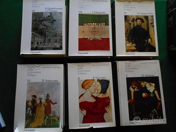 Storia della letteratura italiana 9 volumi ed. Gar