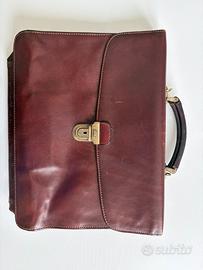 Cartella 24 ore vintage cuoio Tony Perotti saldo