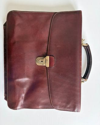 Cartella 24 ore vintage cuoio Tony Perotti saldo