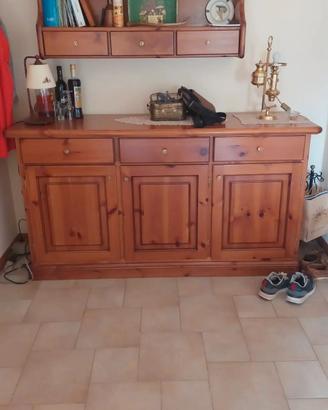  piattaia,mobile rustico abruzzese,2 letti si