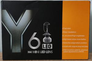 Lampadine LED H4 Y6 Mini Lens Alta Luminosità Auto