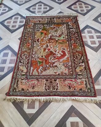 Tappeto / Arazzo Herekè seta e oro 110x73