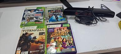 Sensore Kinect per Xbox 360 + 4 Giochi 