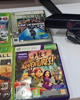 Sensore Kinect per Xbox 360 + 4 Giochi 