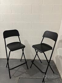 Sgabelli neri cucina