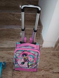 Zaino scuola trolley SJ + trolley aggiuntivo 