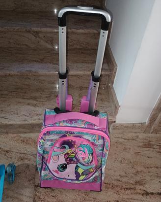 Zaino scuola trolley SJ + trolley aggiuntivo 