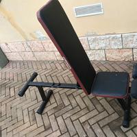 panca palestra pieghevole e inclinabile