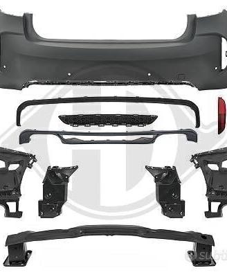 Bmw X6 F16 2014>2019 Paraurti posteriore X6M look