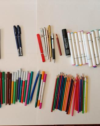 Pennarelli, Penne e Matite