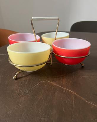 Porta snack pirex vintage