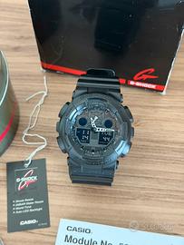Casio G-Shock Total Black Full Set