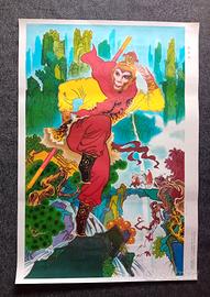 Manifesto cinese originale 1991 Sun Wukong