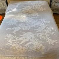 Copriletto uncinetto Angeli