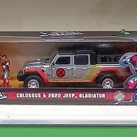 Die-Cast 1/32 Auto +Figura X Men Jeep Gladiator 