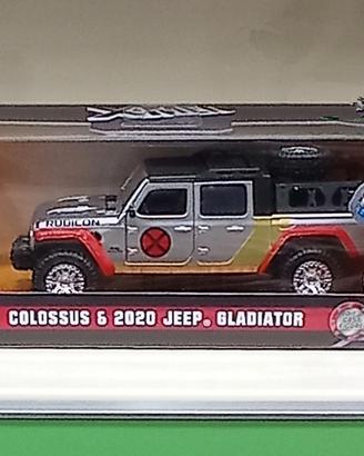 Die-Cast 1/32 Auto +Figura X Men Jeep Gladiator 