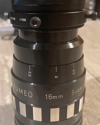 Lente anamorfica “fumeo 16mm super anamorphic 2X”