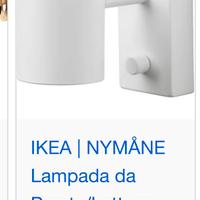 Lampada muro ikea bianca
