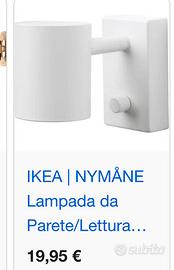 Lampada muro ikea bianca
