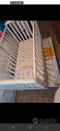 lettino con sbarre