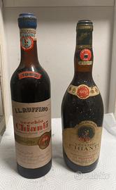 2 Bottiglie Vecchio Chianti Il Ruffino 1968 1973