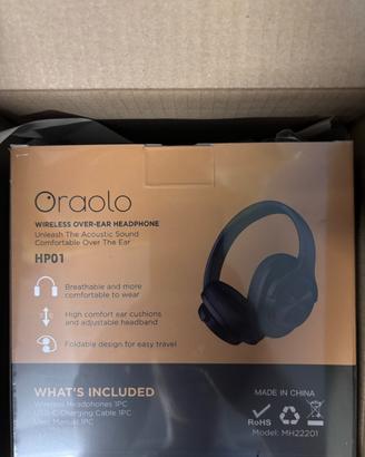 Cuffie Bluetooth Over Ear Wireless 5.3 bluetooh