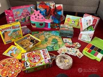 Giochi in scatola e di società per bimbi 2-7 anni
