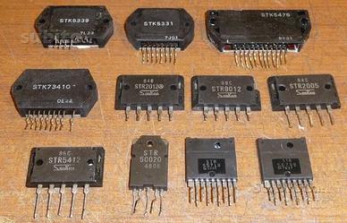Circuiti integrati nuovi ed usati vintage TV-radio