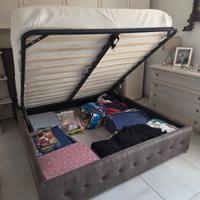 letto a cassettone Lamantin   800 molle più memory