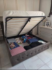 letto a cassettone Lamantin   800 molle più memory
