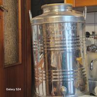 bidone acciaio per olio d'oliva 