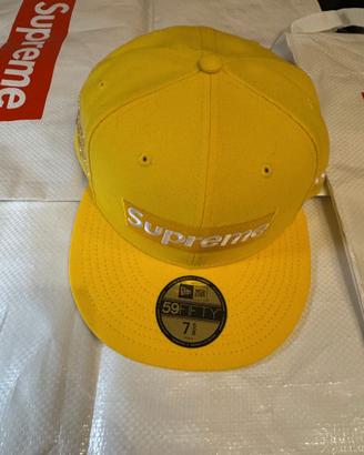 Cappellino Supreme Box Logo New Era giallo 7 5/8