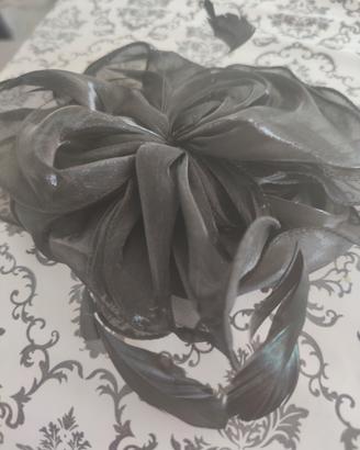 Fascinator Nero Raso Nuovo