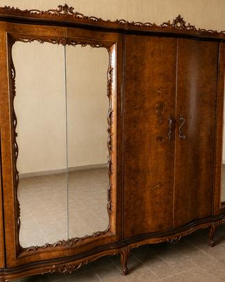 Camera da letto completa vintage stile barocco