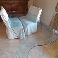 tavolo in vetro temprato