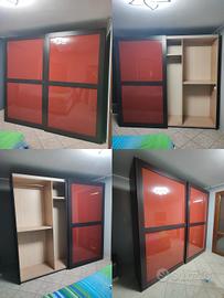 Armadio 2 ante scorrevoli maxi 275x250x65