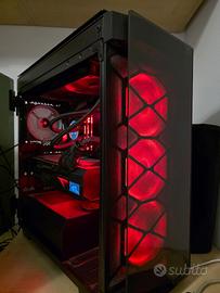 case corsair atx doppia anta vetro temperato