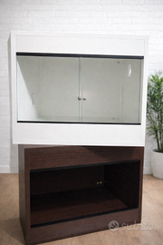 Teche - Terrari per rettili cm 50/60 noce o bianco