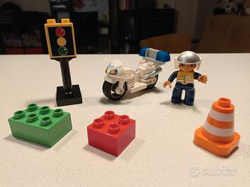 Lego Duplo Moto Polizia Lego Duplo 5679 Motocicletta Della Polizia