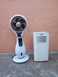 Ventilatore ad acqua e pinguino
