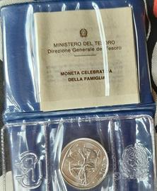 500 LIRE ARGENTO 1987 - LA FAMIGLIA – FDC